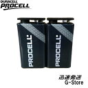 楽器用9Vバッテリー　PROCELL×2個　DURACELL　デュラセル　9V電池　乾電池　プロセル【smtb-KD】