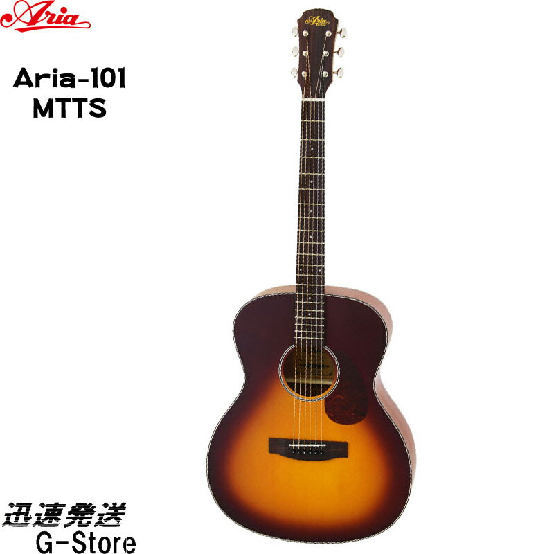 Aria アコースティックギター ARIA-101 MTTS タバコサンバースト マット仕上げ ソフトケース付 アコギ アリア