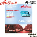 【27日までポイント8倍】AriaProII ベース弦 AGS-600C×1セット COATED Long Scale Bass 45-100