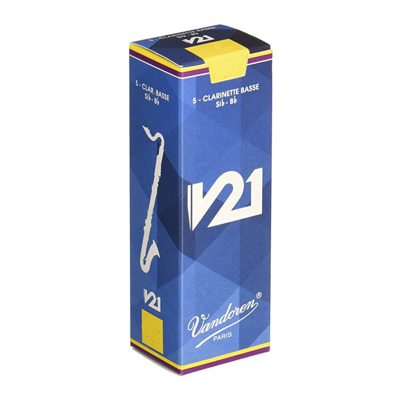 Other - バンドレン V21 バスクラリネットリード 厚み：3×5枚（1箱） Vandoren/バンドーレン