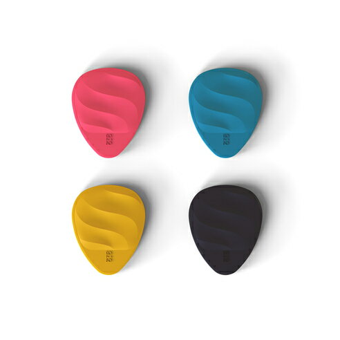 ROMBO ギターピック4枚セット Waves Pick Set -1.25mm ウェーブ ピックセット ロンボ
