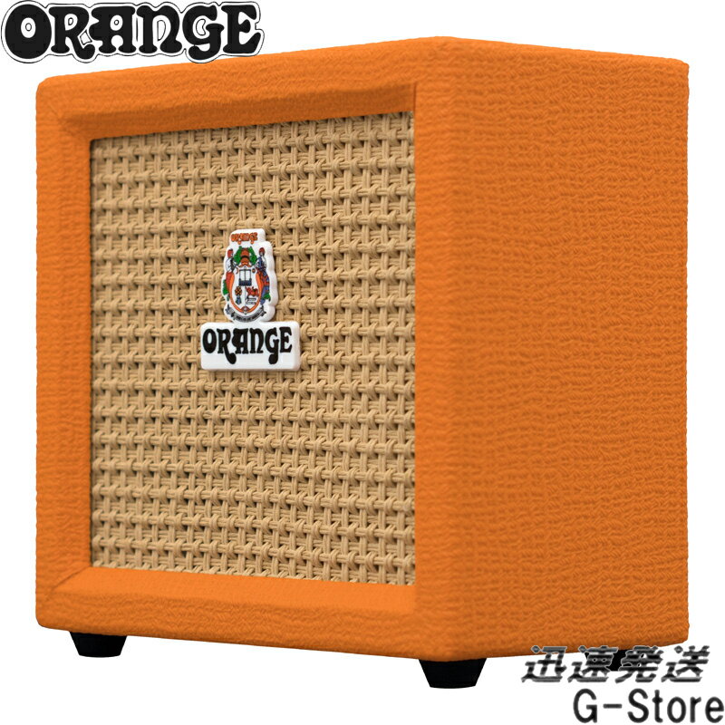 【26日までポイントUP】ORANGE AMP CRUSH MINI 3W出力ギターアンプ 電池駆動可能 ヘッドフォン端子付 CRUSHシリーズ