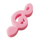 MUSIC FOR LIVING ト音記号消しゴム ER-10/PK×5個セット ピンク