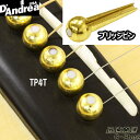 【27日までポイント8倍】D'Andrea ソリッドブラス製ブリッジピンセット TP4T パールドット ラウンドヘッド ダンドレア