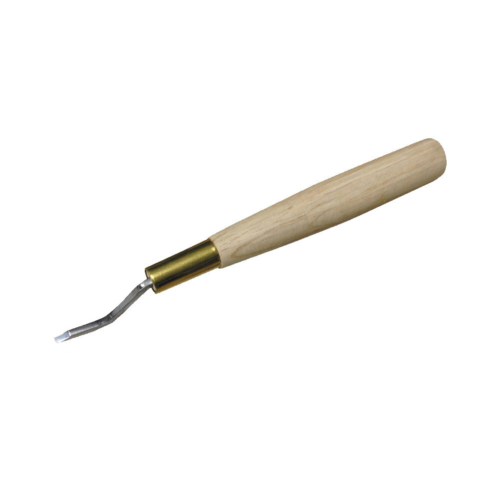 マイクロチゼル 1.1mm幅 1.1mmはパーフリングの溝の加工に最適です。2.2mmはサドルスロットの溝加工に最適なサイズになっています。