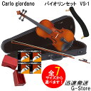 y29܂Ń|Cg10{zyh~igZbgtzyTCYIׂzJEW_[m oCIZbg X^[^[Zbg VS-1 Carlo giordano Violin Starter Set