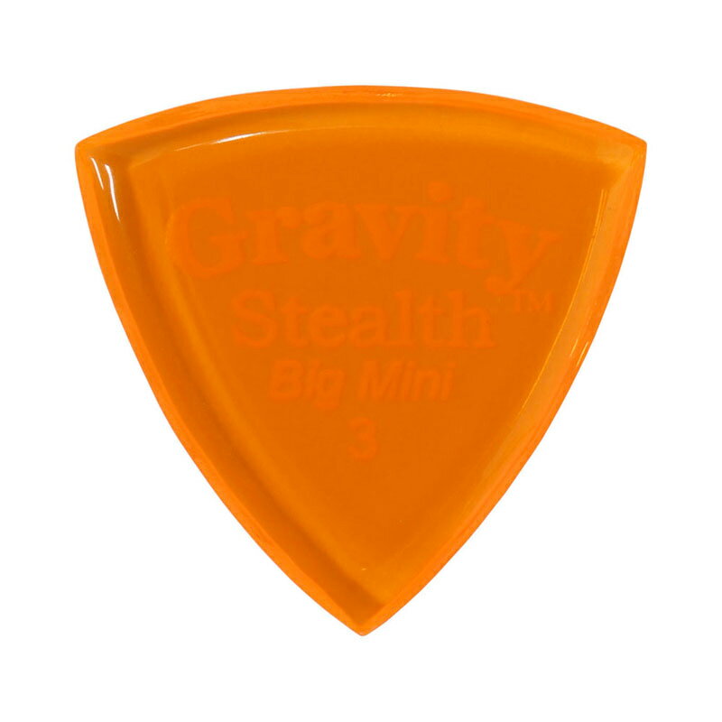 GRAVITY PICK ギターピック GSSB3P -Stealth Big Mini 3.0mm, Orange