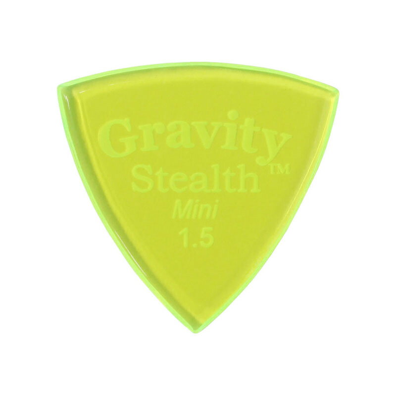 樂天商城 - GRAVITY PICK ギターピック GSSM15P -Stealth Mini 1.5mm, Fluorescent Green