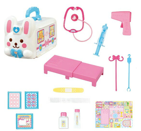 【20時からポイント8倍】メルちゃん おせわパーツ ピピピでしんだん!おしゃべりいっぱい♪ うさぎさんきゅうきゅうしゃ パイロットインキ