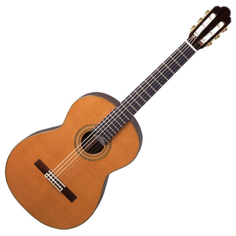 Made in SPAIN &nbsp; 銘器コレクション・シリーズ クラシックギターにおける歴史的銘器を忠実に再現したモデルです。 寸法や装飾等も限りなくオリジナルに近い仕様となっています。 Ignacio Fleta イグナシオ・フレタ・スタイル もともとバイオリンやチェロの製作家であったフレタ(1897-1982)は続いてギター製作を本格的に開始。 とりわけ1955年以降のいち時期にセゴビアが、さらにジョン・ウィリアムスが初期に使用したことから高い注目を集めることとなった。 Top：Solid Cedar Back &amp; sides：Solid Rosewood Fingerboard：Ebony Scale：650 mm Nut width：51 mm 付属品：保証書、ケース ※掲載画像はサンプルです。 ※杢目は個々異なります。