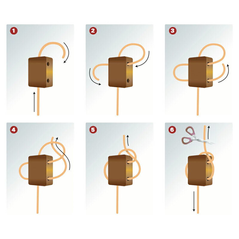 TENOR ��������ѥ��ȥ�󥰥��� TST-U WH �ۥ磻�� 4�ĥ��å� String Tie for Ukulele