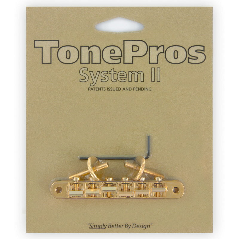 TonePros ブリッジ AVR2-G ゴールド Replacement ABR-1 Tuneomatic