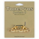 TonePros ブリッジ AVR2G-G ゴールド ナイロン66タイプ Replacement ABR-1 Tuneomatic with G Formula saddles