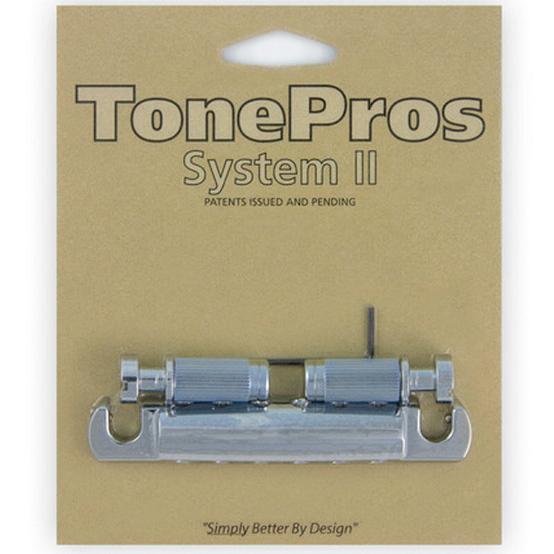 TonePros テールピース T1ZSA-C クローム Standard Aluminum Tailpiece