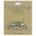 TonePros ブリッジ TP6G-N ニッケル Standard Tuneomatic (small posts, notched G Formula saddles)