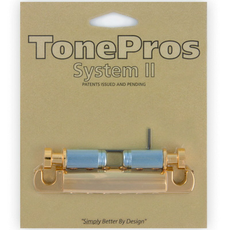TonePros テールピース T1ZSA-G ゴールド Standard Aluminum Tailpiece