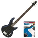 【27日までポイント8倍】AriaProII ベースギター IGB-STD MBK+教則本&DVD