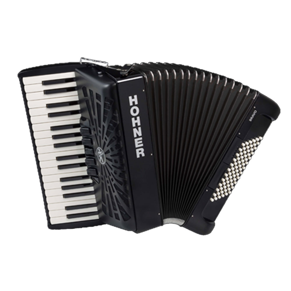 HOHNER クロマチック アコーディオン Bravo III 72 BLK