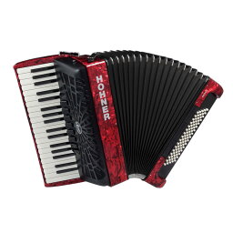 【29日までポイント10倍】HOHNER クロマチック アコーディオン Bravo III 80 RED