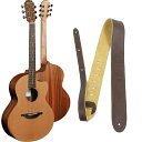 【20時から27日までポイント8倍】レザーストラップ付 Sheeran BY Lowden ピックアップ付アコースティックギター S-03 セダー&ローズウッド...