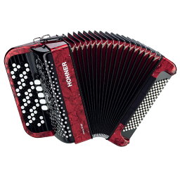 【29日までポイント10倍】HOHNER クロマチック アコーディオン Nova III 96 RED