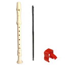 【27日までポイント8倍】掃除棒&消音器セット AULOS ソプラノリコーダー 302B(G)+掃除棒+Sordinella