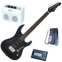 【週末限定ポイントUP】セイコーチューナー&アンプセット!AriaProII エレキギター MAC-STD MBK+SAT10L+ギターストラップ+AG-05 ...