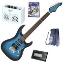 【スーパーSALE限定ポイントUP】セイコーチューナー&アンプ&教則セット!AriaProII エレキギター MAC-STD MBS+SAT10B+ギターストラ...
