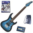 【ポイント10倍!10日まで】セイコーチューナー&教則セット!AriaProII エレキギター MAC-STD MBS+SAT10L+ギターストラップ+教則DVD