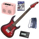 【スーパーSALE限定ポイントUP】セイコーチューナー&アンプ&教則セット!AriaProII エレキギター MAC-STD MRS+SAT10B+ギターストラ...