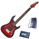 【週末限定ポイントUP】セイコーチューナーセット!AriaProII エレキギター MAC-STD MRS+SAT10L+ギターストラップ
