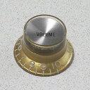 【18日までポイントUP】Montreux リフレクターノブ Metric Reflector Knob Volume Gold (Silver Top) 8857