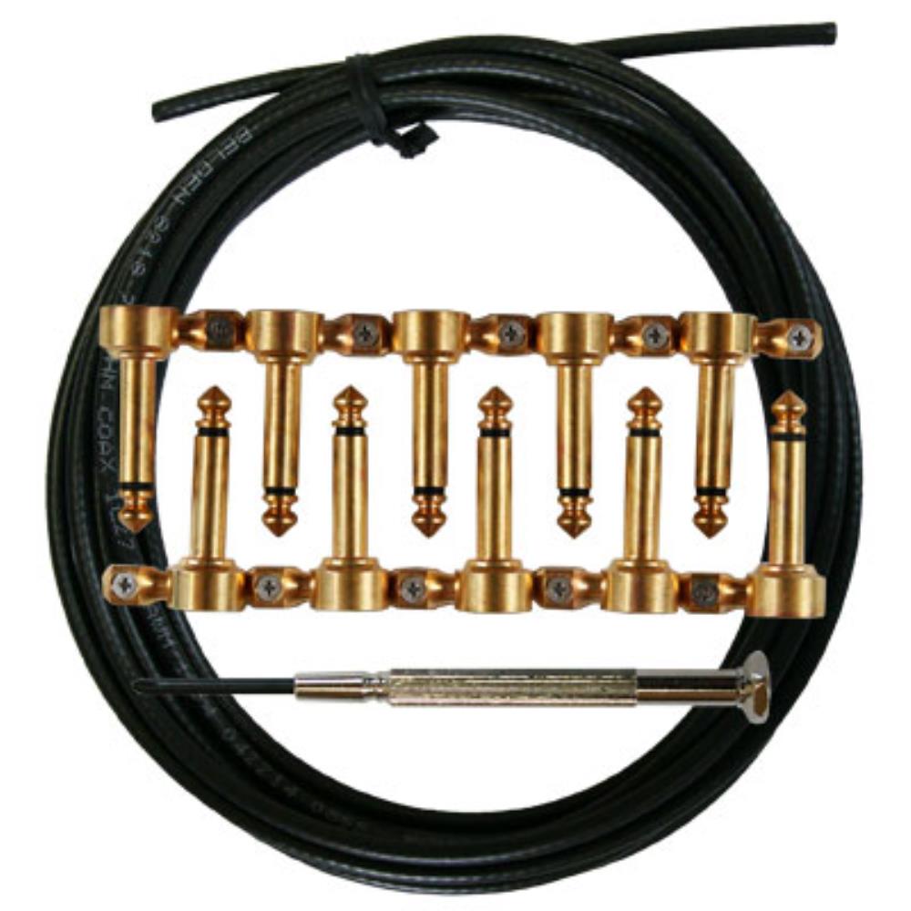 “ 伝統と信頼のBelden professional cablesとMontreux original Solder-Free plugとの出会い " 1902年にシカゴで設立され、エレキギターの誕生とともに数多くのプレーヤー達に愛され続けて来たBelden社のケーブル。従来の製品と全く違う発想のもと、国内でハンドメイドされたオリジナル・ソルダーフリー・プラグとのキットが遂に登場です。 Belden #8218 3メートルと、ブラス無垢のLプラグ10本のセットです。