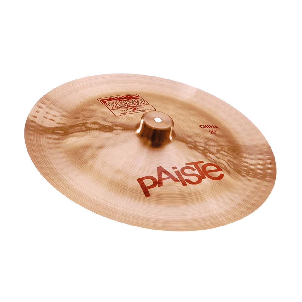 Paiste 2002 China（チャイナ）は、 明るくエネルギッシュでエキゾチックなサウンドが特徴のライドシンバルです。 その目が覚めるようなサウンドは、クラシックロック・チャイナ・サウンドの決定版といえます。 サイズ：20インチ
