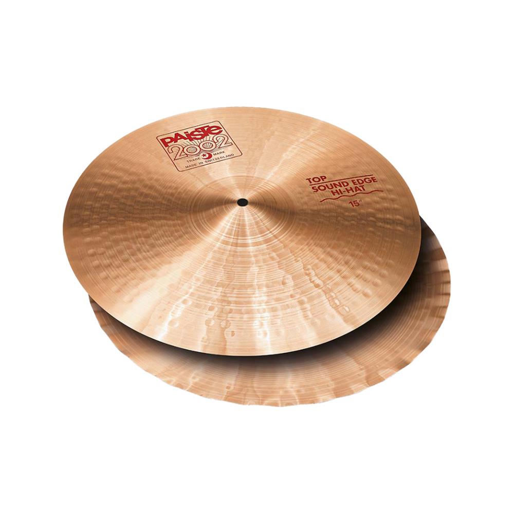 Paiste 2002 Sound Edge Hi-Hat（サウンドエッジ・ハイハット）は、オリジナルの波型ボトム・ハイハット・デザインが特徴のハイハットです。 オープン・サウンドは豊かで明るくエネルギッシュで、チック・サウンドはシャープでふくよかです。 17インチ・モデルは、驚異的なブーストとローエンドで、より鮮明なサウンドが得られます。 サイズ：15インチ