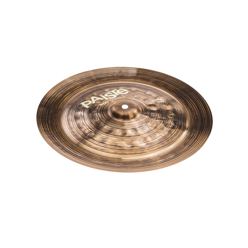 Paiste 900シリーズ「China（チャイナ）」は、爆発的で砕け散るようなクラッシュサウンドのチャイナ・シンバルです。エネルギッシュなサウンドで、エキゾチックな演出に最適なシンバルです。 サイズ：14インチ
