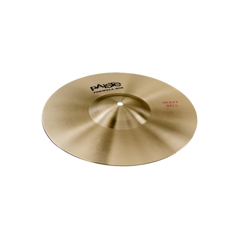 Paiste Formula 602 Classic シリーズ「Heavy Bell（ヘビー・ベル）」は、クリアなベルサウンドが特徴のシンバルです。 重量感のあるブライトなシンバルで、クリアなピングサウンドと非常に長いサスティーンを兼ね備えています。 サイズ：13インチ