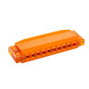 【18日までポイントUP】HOHNER ダイアトニックハーモニカ Translucent Harp M5255 Orange