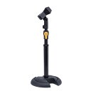 【18日までポイントUP】HERCULES 卓上マイクスタンド MS100B PLUS TABLETOP MIC STAND, ROUND BASE