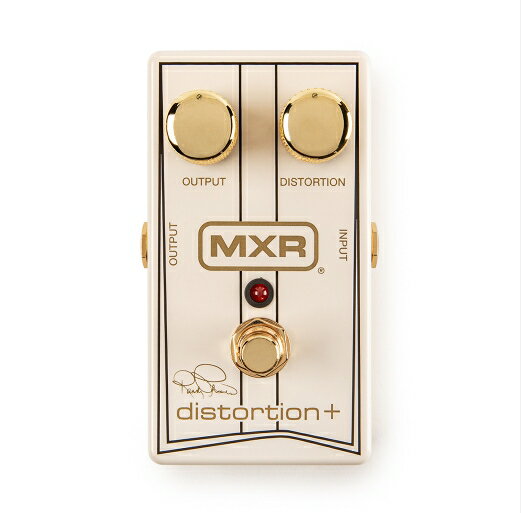 ランディ・ローズ愛機を再現した特別仕様モデル MXR RANDY RHOADS DISTORTION+は、 天使のように端正なルックスと革命的なテクニックでロックギターの歴史にその名を残した天才ギタリスト、Randy Rhoads（ランディ・ローズ）に捧げるスペシャル・エディションです。 コントロール：OUTPUT, DISTORTION バイパス・スイッチ：True Hardwire （トゥルー・バイパス） サイズ：61mm (W) × 112mm (D) × 52mm (H) 対応電源：9V電池または9V AC/DCアダプター