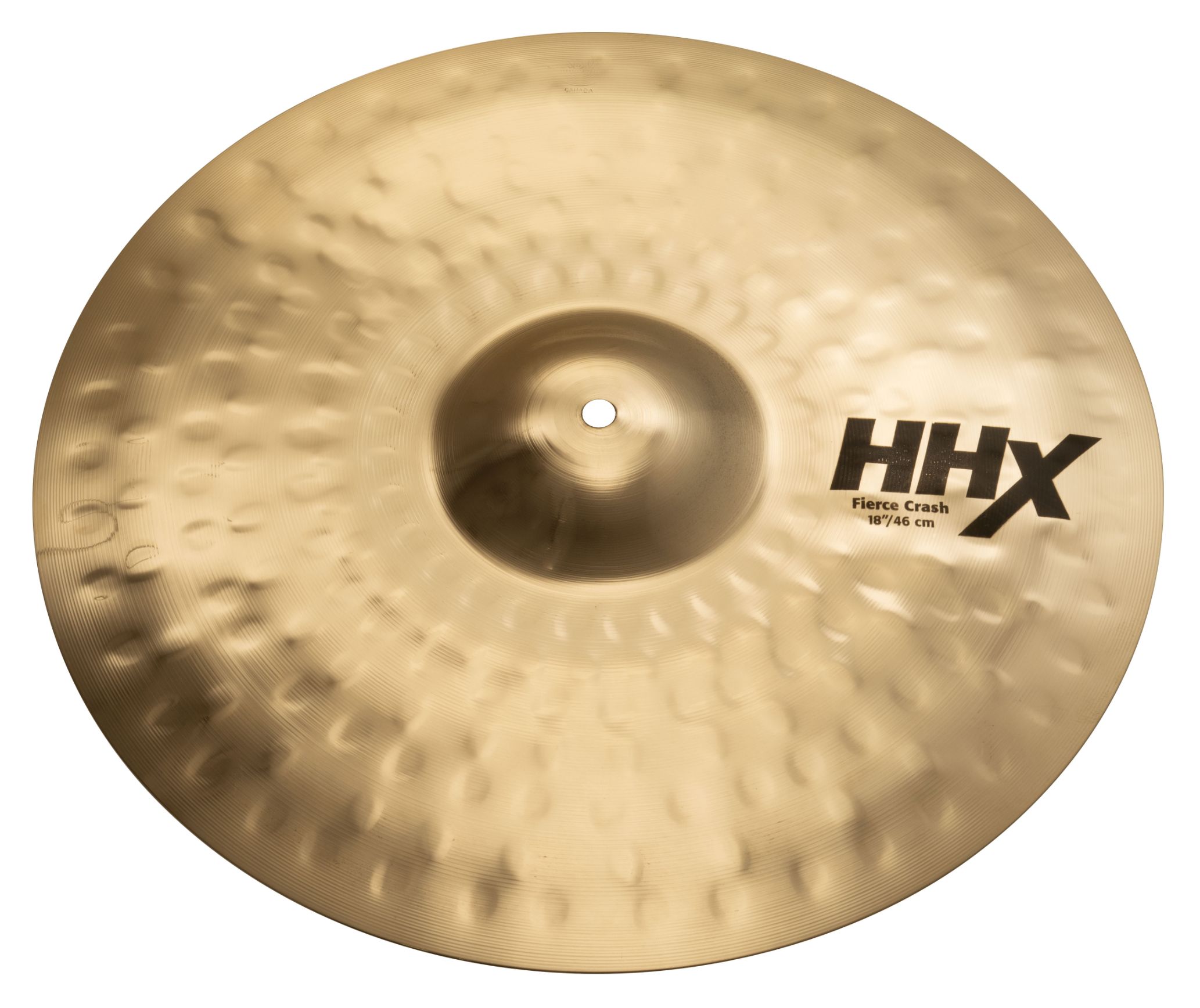 HHX FIERCE CRASH クラッシュ Series HHX FIERCE オリエンタルなテイストでダーティなトーン。 そしてレスポンスが素早いアグレッシヴなサウンドが特徴。 HHX Modern ×Dark B20 BRONZE ／CAST BRONZE 80%Copper + 20%Tin + Trace of Silver ダークトーンでクイックレスポンス。 大粒のハンマリングを施し、カーブのややきつい形状にすることで、ややピッチを上げ、ロックからジャズまでフレキシブルに対応する、フルラインナップのシンバル。