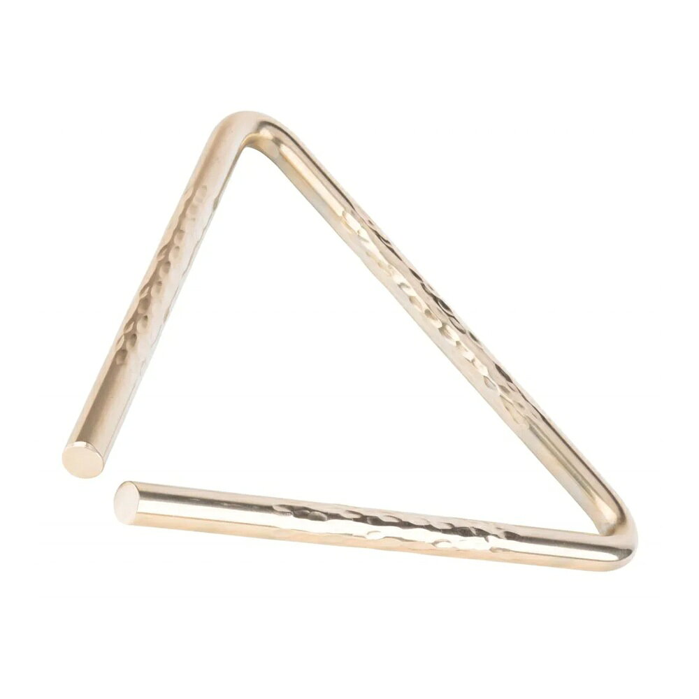 SABIAN CENTER HAMMERED TRIANGLEトライアングル 12mm径の重厚なフォスファーブロンズを採用して、より豊かな深みをもたせつつ、ハンマリングをセンター部に集中させることにより、明快さを追及したハンドハンマードモデルの進化版。