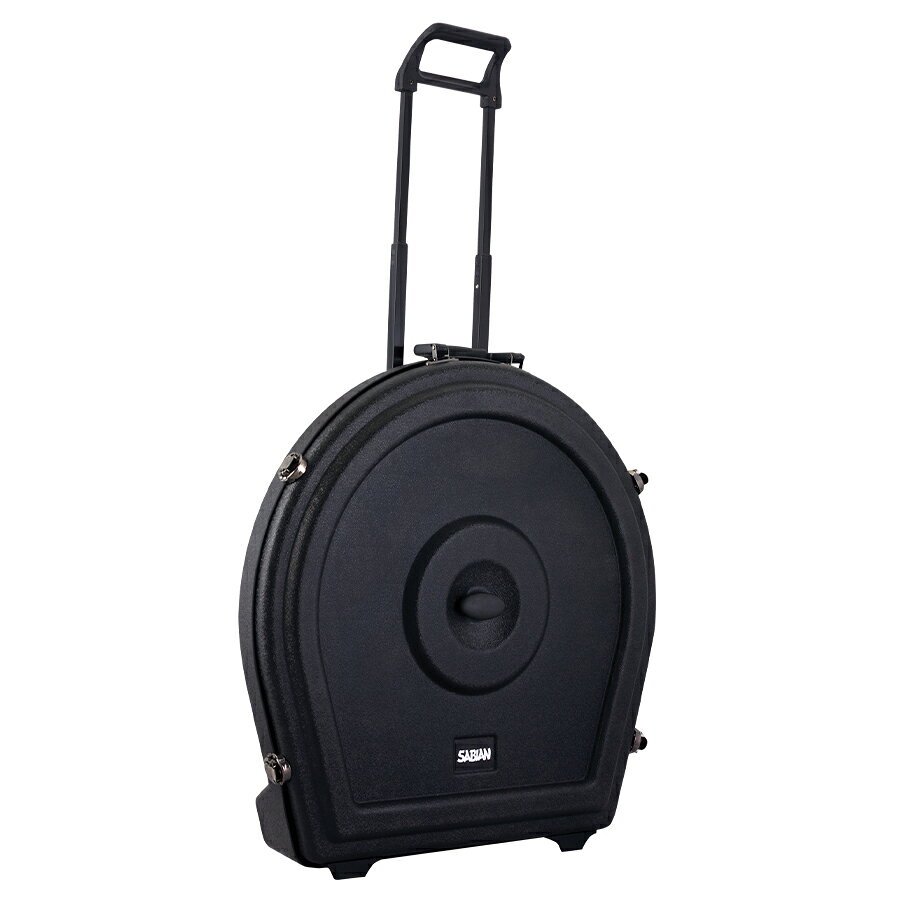 MAX PROTECT 22″ CYMBAL CASE 最大 22 インチのシンバルを収納できる ABS プラスチックケースです。広いホイールベースで回転時の安定性を確保し、伸縮ハンドルで扱いやすく、収納も簡単です。