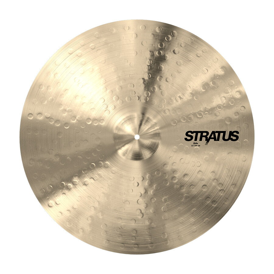 STRATUS RIDE “クリアなサウンドとフィーリング（打感）が優れたシンバル“ それがStratus です。 B20キャストブロンズとStratus High Impact Hammeringの融合により、多様なサウンドバリエーションを実現。 薄めながらも明るく澄んだサウンドを発揮します。 コントロールがしやすいため、繊細な音の表現が求められるアコースティックなシーンでも独自の存在感を放ちます。 また、吹奏楽やJAZZなどのアンサンブルの場面でも優れたパフォーマンスを発揮。 Stratusは新たな演奏体験を提供します。 RIDES B20ブロンズを採用、ストラタス・ハイ・インパクト・ハンマー加工を施したこのシリーズは、クリアなアーティキュレーション、温かみのある倍音と広がりを特徴としており、汎用性とプロフェッショナルなパフォーマンスを両立。 STRATUSライドは 明瞭なアーティキュレーションとウォームなトーンを備え、やや抑えの効いた響きと力強くクリアなベルサウンドが特徴。 ミディアムライトのウェイトにより、刻みにもクラッシュにも対応するバランスのよい音色を実現。