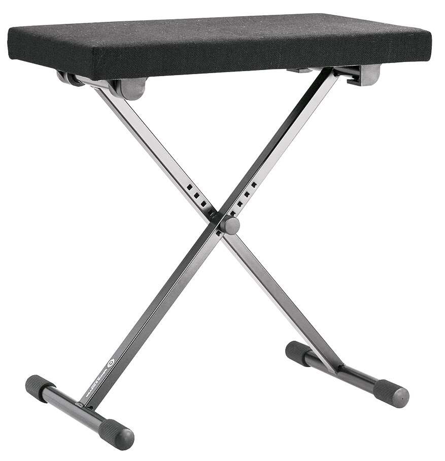 K&M 14066 BENCH KEYBOARD BLACK FABRIC