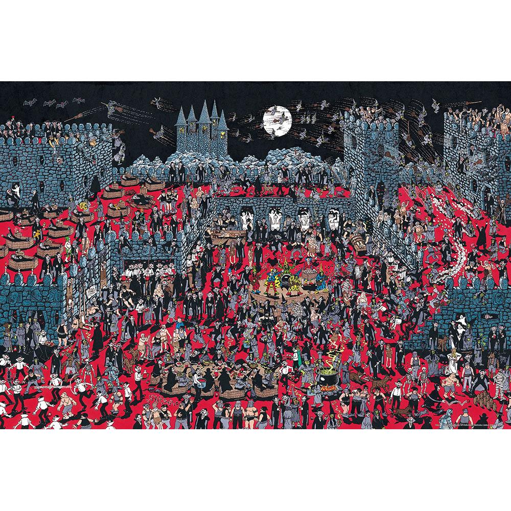 樂天商城 - ジグゾーパズル Where's Wally? 吸血鬼と魔女の城 2000S-001 BEVERLY ビバリー