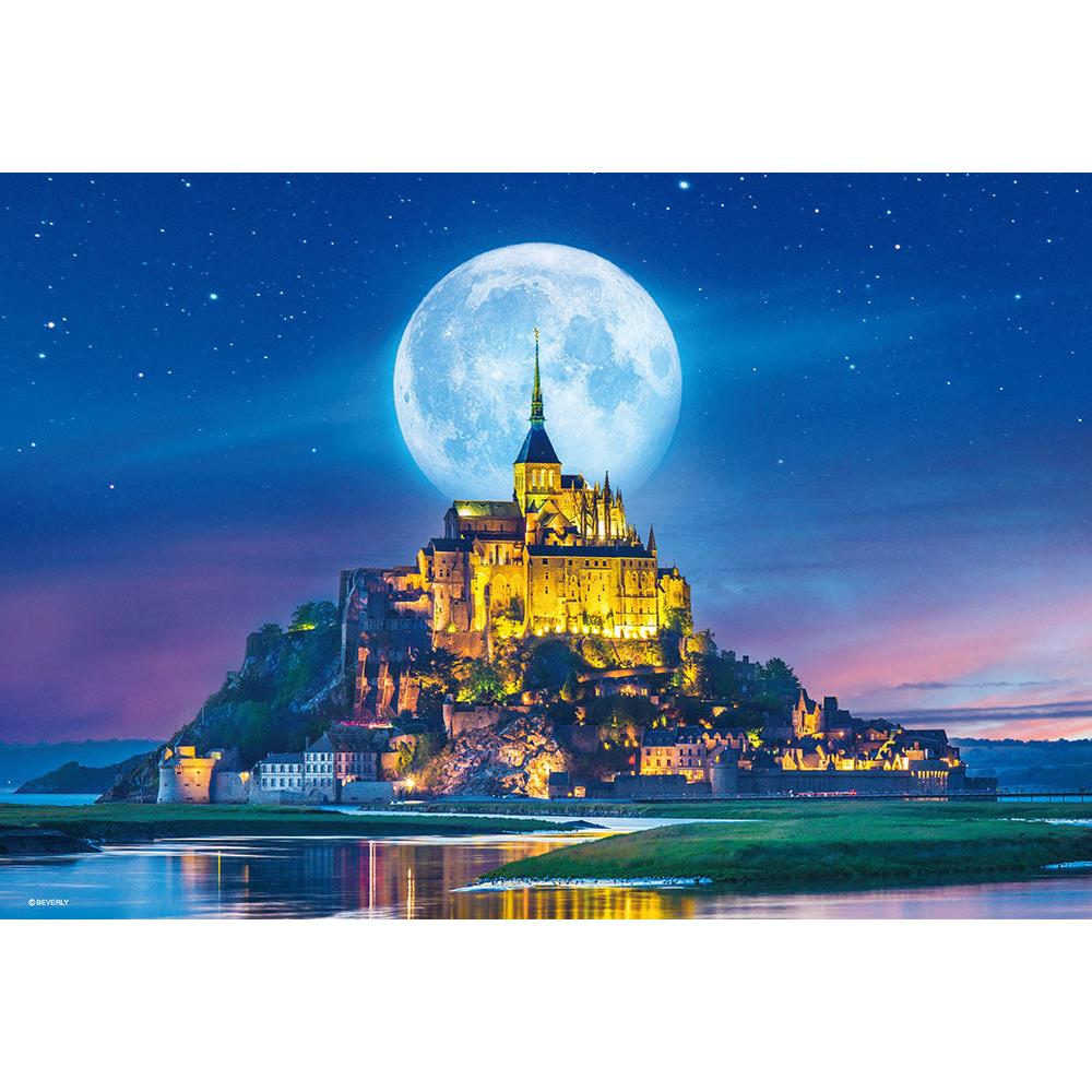【25日までポイントUP】ジグゾーパズル 月夜のモン・サン・ミシェル 500S-013 BEVERLY ビバリー