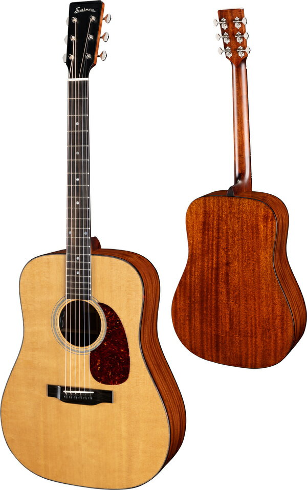 Body Shape:Dreadnought Top Wood:Sitka Spruce Back Sides:Sapele Nut Width:44.45mm Scale Length:645.16mm Rosette:Classic Binding:Tortoise Shell Fretboard / Bridge:Ebony Inlay:Pearl Dots Tuners:Open-Gear PingWell V93N Pickguard:Tortoise Shell Finish:TRUETONE Gloss Color:TC Remarks:Fishman Presys VT