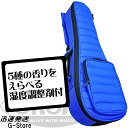 【18日までポイントUP】【湿度調整剤付】ORCAS もこもこ コンサートウクレレ用ギグバッグ OUGC-2 BLU ブルー オルカス