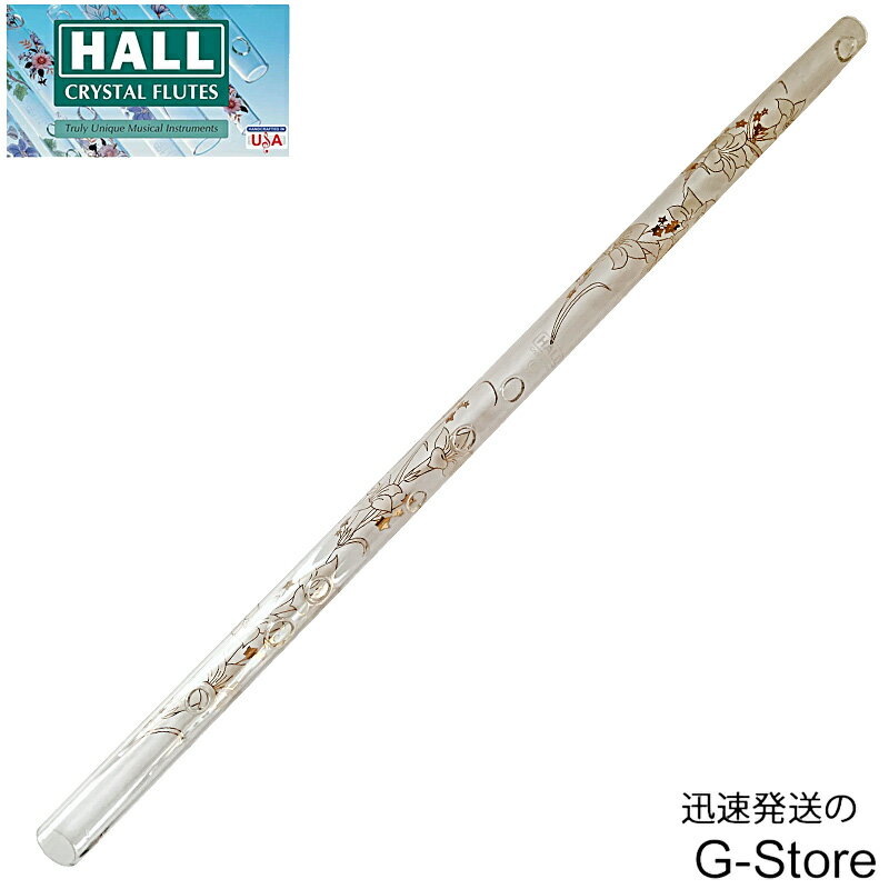 z[NX^t[g Eb HALL CRYSTAL Flute E Flute Offset White Lily S523mm